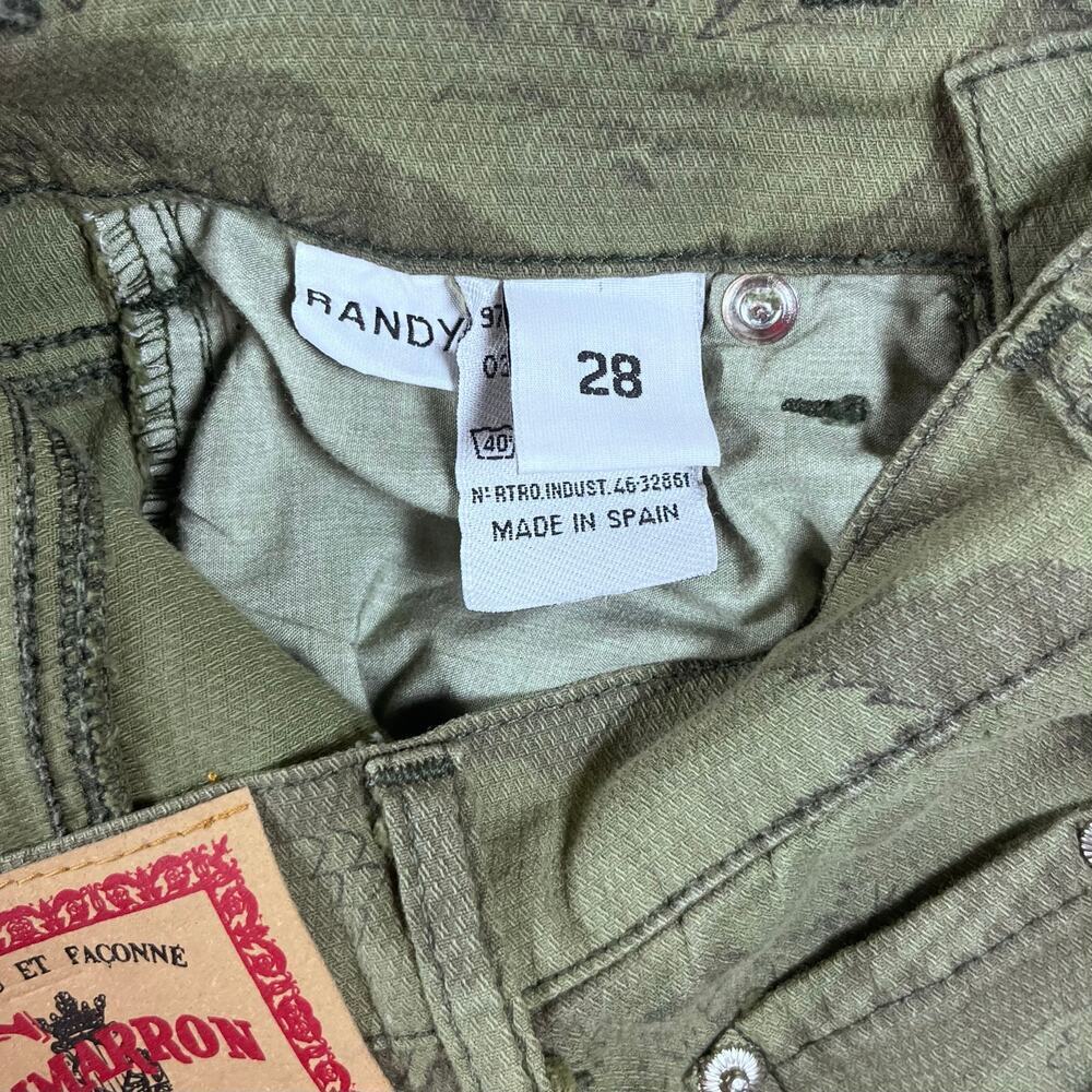 VTG Cimarron NOS Denim Stretch Jeans Randy Dragopa Dragon AOP Deadstock 28 Spain - Picture 7 of 10